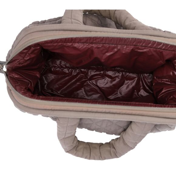 CHANEL Coco Cocoon Handbag Khaki Cotton - Picture 6 of 8